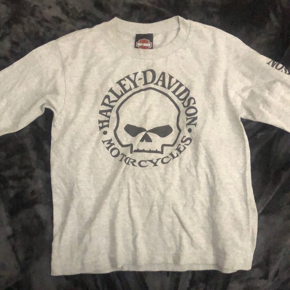 Harley Davidson Boys long sleeve Punisher T-shirt